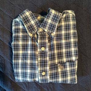 Abercrombie & Fitch navy blue casual button down